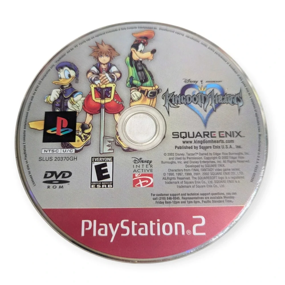 Kingdom Hearts 1 and 2 PS2 Greatest Hits Bundle Disney Square Enix